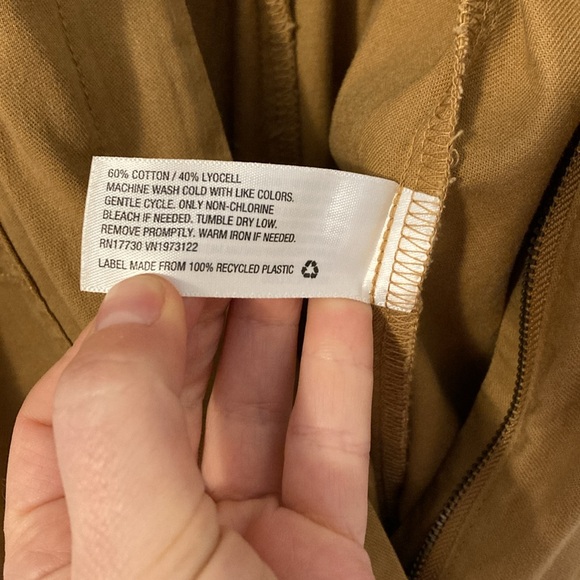 Universal Thread Ochre Jumpsuit with Pockets - Picture 7 of 7